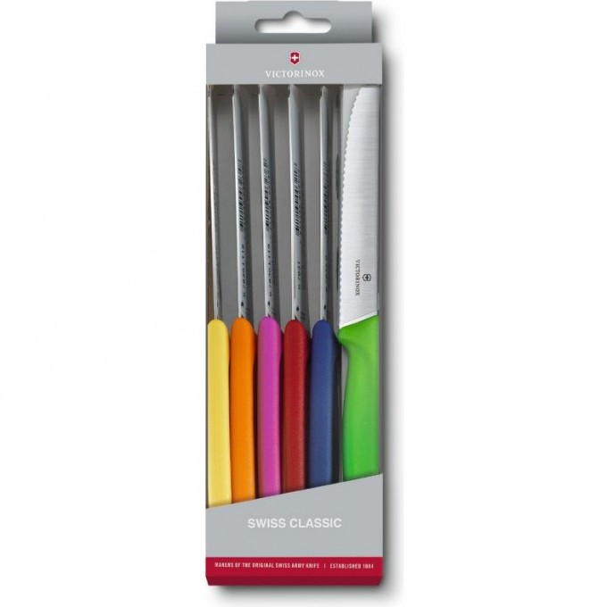 Кухонный набор VICTORINOX SWISS CLASSIC TOMATO&SAUSAGE SET 6.7839.6G Кухонный набор VICTORINOX SWISS CLASSIC TOMATO&SAUSAGE SET 6.7839.6G