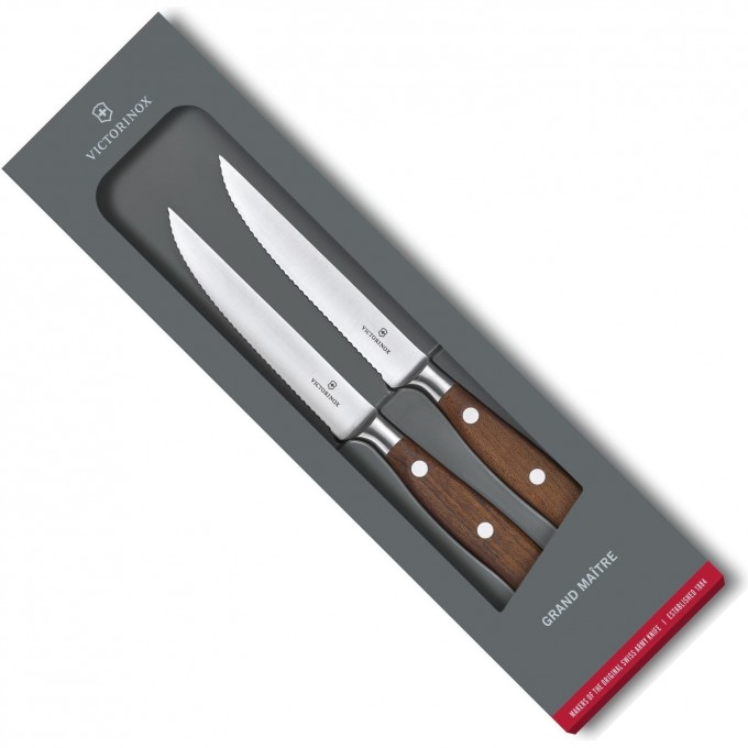 Набор ножей кухонных VICTORINOX GRAND MAITRE STEAK 7.7240.2W Набор ножей кухонных VICTORINOX GRAND MAITRE STEAK 7.7240.2W
