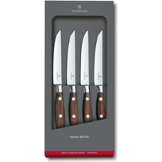 Набор ножей кухонных VICTORINOX GRAND MAITRE STEAKk 7.7240.4 Набор ножей кухонных VICTORINOX GRAND MAITRE STEAKk 7.7240.4