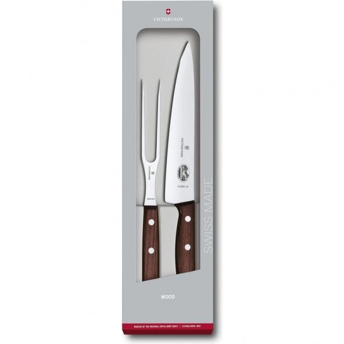 Набор ножей кухонных VICTORINOX WOOD 5.1020.2G Набор ножей кухонных VICTORINOX WOOD 5.1020.2G